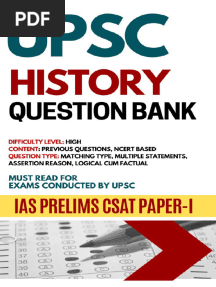 Upsc History Question Bank - Scorer Series For Ias Prelims Csat Paper-I Compiled by Civil Services Toppers (Publishers Rainbow)