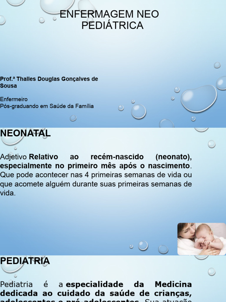 Cuidados de Enfermagem Neonatal | PDF | Parto | Gravidez