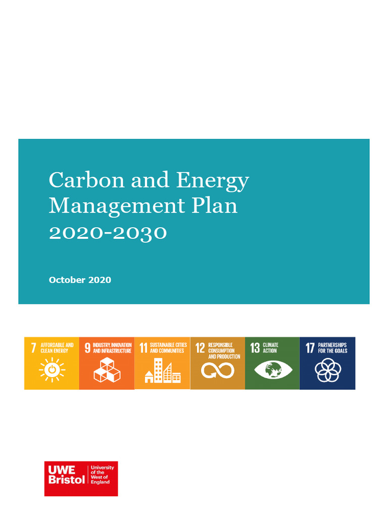 UWE Carbon Management Plan 2020-2030 | PDF | Carbon Offset | Climate ...