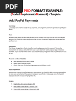 Add Paypal Payments: My Best Format Example