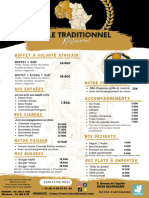 Carte Le Traditionnel - 2023
