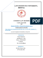 Common Law Method, 2021ballb117