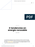 5 Tendencias en Energía Renovable - República Del Sol