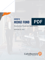 Hedge Fund Reports and Financial Statement