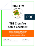 TBS Crossfire Setup Checklist Complete