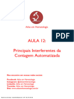 Aula 12 - Principais Interferentes Da Contagem Automatizada