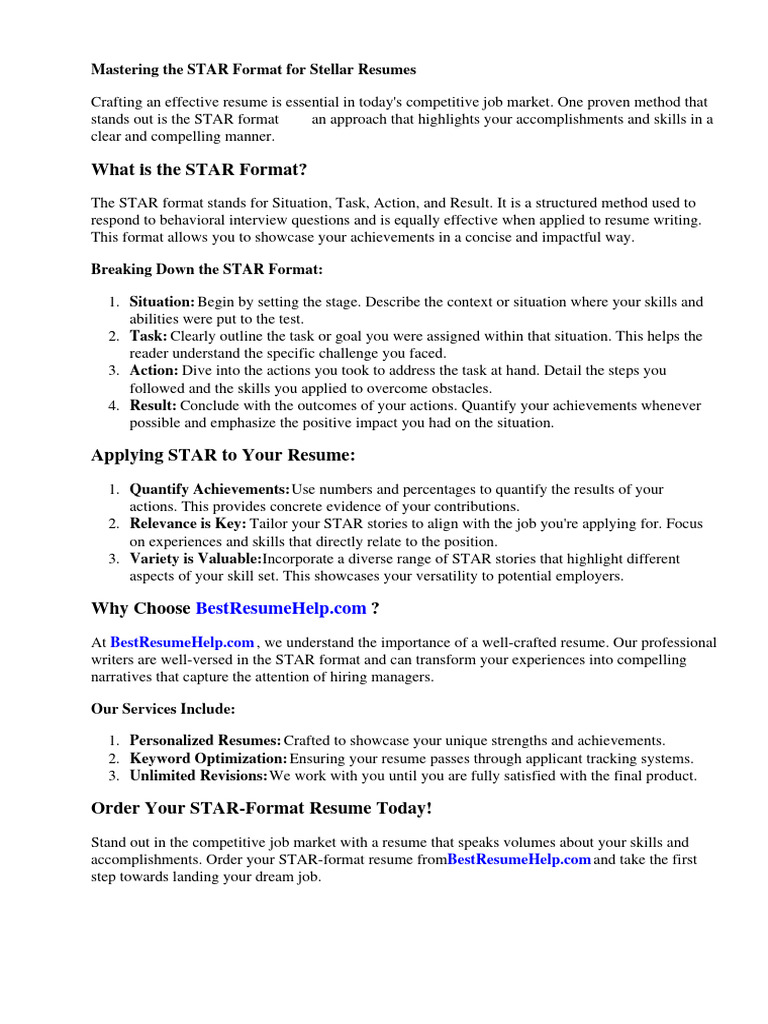 Star Format Resume PDF R sum - 1708188838