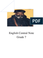 English Central Note For Grade 7 (2016)
