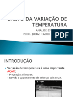 AULA 5 - Efeitos Da Variação de Temperatura