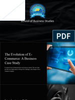 The Evolution of E Commerce A Business Case Study