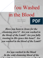 Are You Washed Inthe Blood