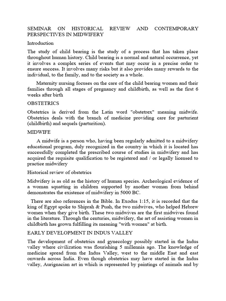 seminar-on-historical-review-and-contemporary-perspectives-in-midwifery