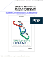 Full Solution Manual For Introduction To Finance Markets Investments and Financial Management 16Th Edition PDF Docx Full Chapter Chapter