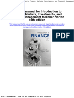 Solution Manual For Introduction To Finance: Markets, Investments, and Financial Management Melicher Norton 15th Edition