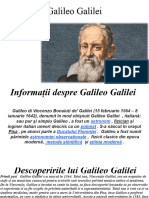 Galileo Galilei Fizică Priect 1