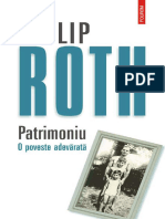 Philip Roth - Patrimoniu. O Poveste Adevarată (Biografie) .1991 PDF