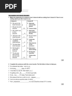 Wider World 3 Vocabulary Check U2 Group A