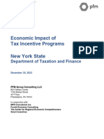 Economic Impact of Tax Incentive Programs New York State Department of Taxation and Finance