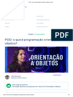 POO - o Que É Programação Orientada A Objetos - Alura