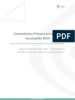 Lineamientos Jornada de Vacunación Enero 2024.