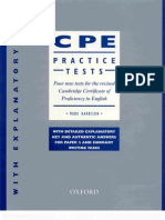 Certificate of Proficiency in English Practice Tests