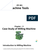 IPE 401 - Chapter 3 - Case Study of Milling Machine