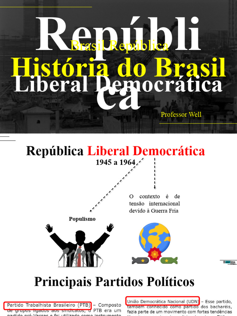 Brasil República - Período Liberal Democrático - Parte 03 | PDF ...