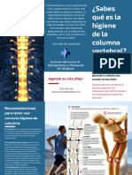 ¿Sabes Qué Es La Higiene de La Columna Vertebral