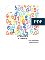 PD 5 Primaria Matemáticas