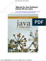Full Solution Manual For Java Software Solutions 9Th by Lewis PDF Docx Full Chapter Chapter