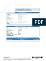 Oficina Judicial Virtual: Certificado de Envío de Escrito