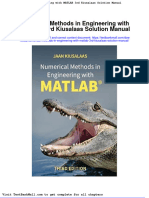 Download Full Numerical Methods In Engineering With Matlab 3Rd Kiusalaas Solution Manual pdf docx full chapter chapter