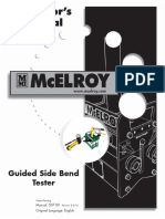 McElroy Bend Test Machine