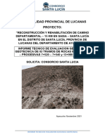 informe geologico