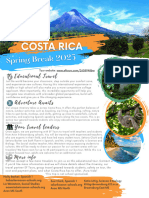 Costa Rica 2025 Info Flyer