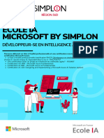 Brochure PDF (MS IA) Développeur-Se en IA - Candidats