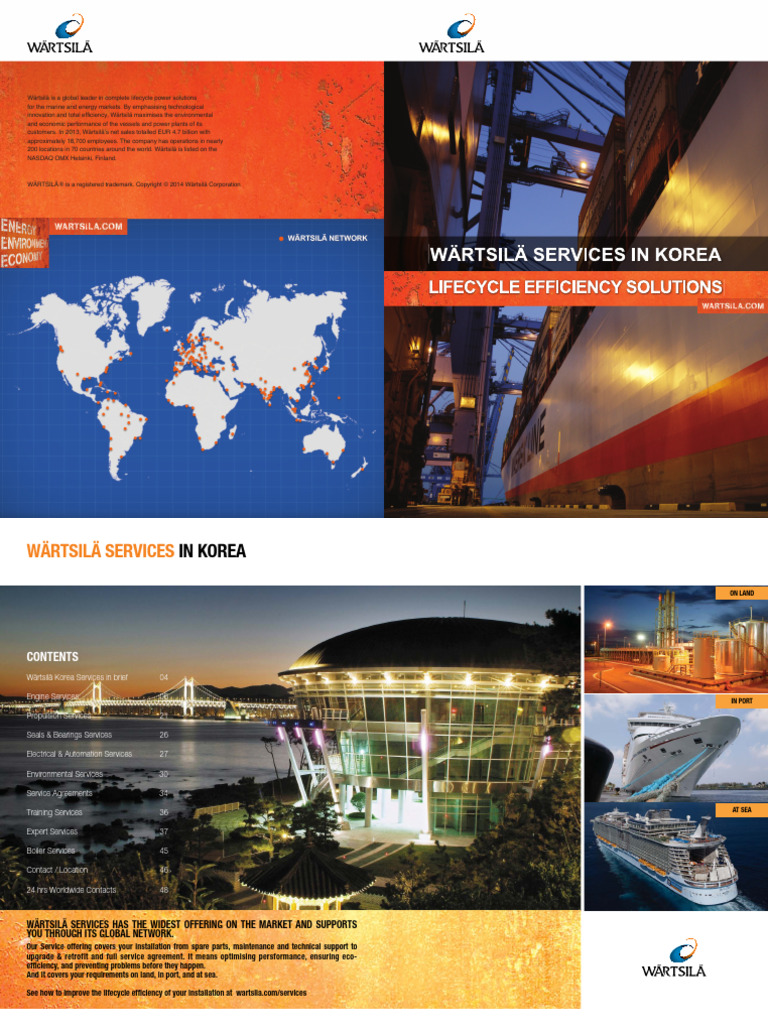 Service Brochure 2014 | PDF | Engines | Marine Propulsion