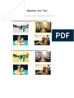 Weather Unit Test Answer Key