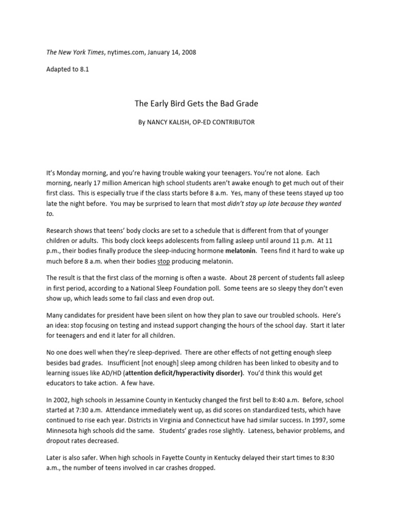 the-early-bird-gets-the-bad-grade-pdf-adolescence-homework