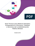 Guía Técnica para Elaborar Estudios Comparativos Aprocesos, Trámites