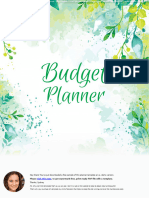 Budget Planner Floral Style-iPad X-Vertical