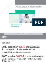 Präsentation Prüfung Telc Deutsch Medizin
