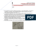 Kinematics of Particles