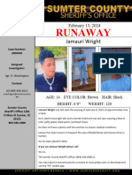 Runaway Bulletin - Jamauri Wright