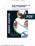 Download Full Test Bank For Business Essentials 7 E 7Th Edition 0136070760 pdf docx full chapter chapter
