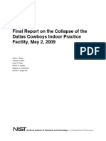 Final Report On The Collape of The Dallas Cowboys Indoor Practive Facility - 2009.05.02