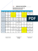 Horario 401