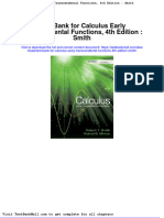 Full Test Bank For Calculus Early Transcendental Functions 4Th Edition Smith PDF Docx Full Chapter Chapter