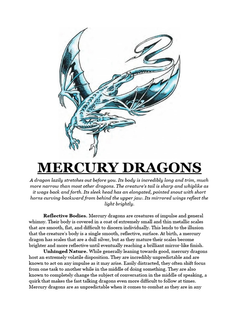Mercury Dragons | PDF