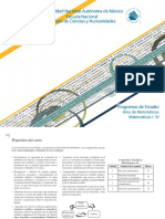 Unidades Matemáticas IV